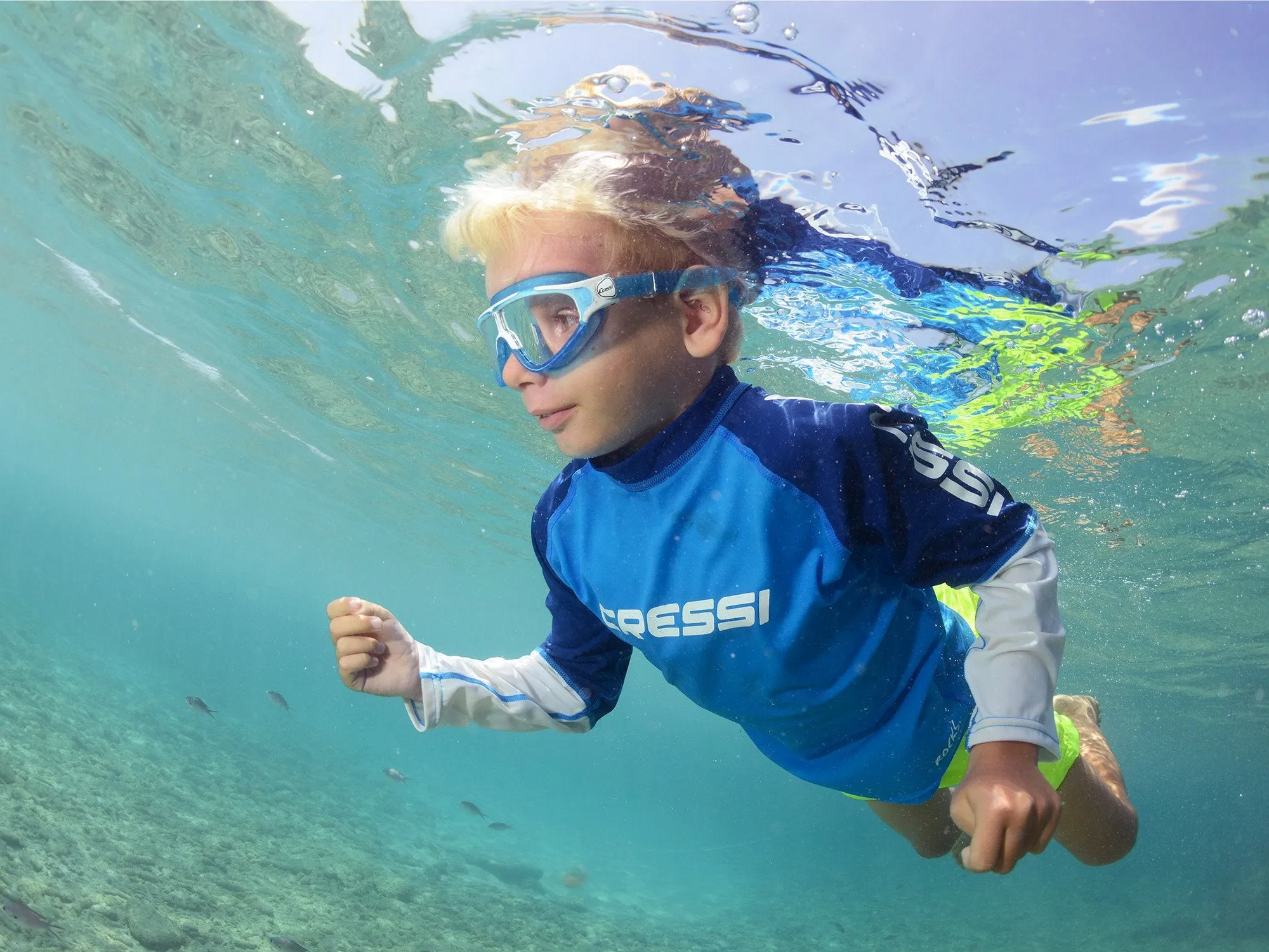 Cressi Baloo Wide View Swim Goggles for Kids