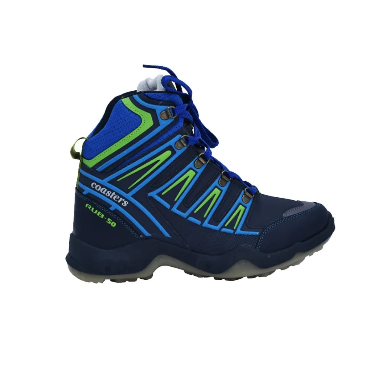 CTR Rub-50 High Ankle Trekking and Hiking Shoes - Blue