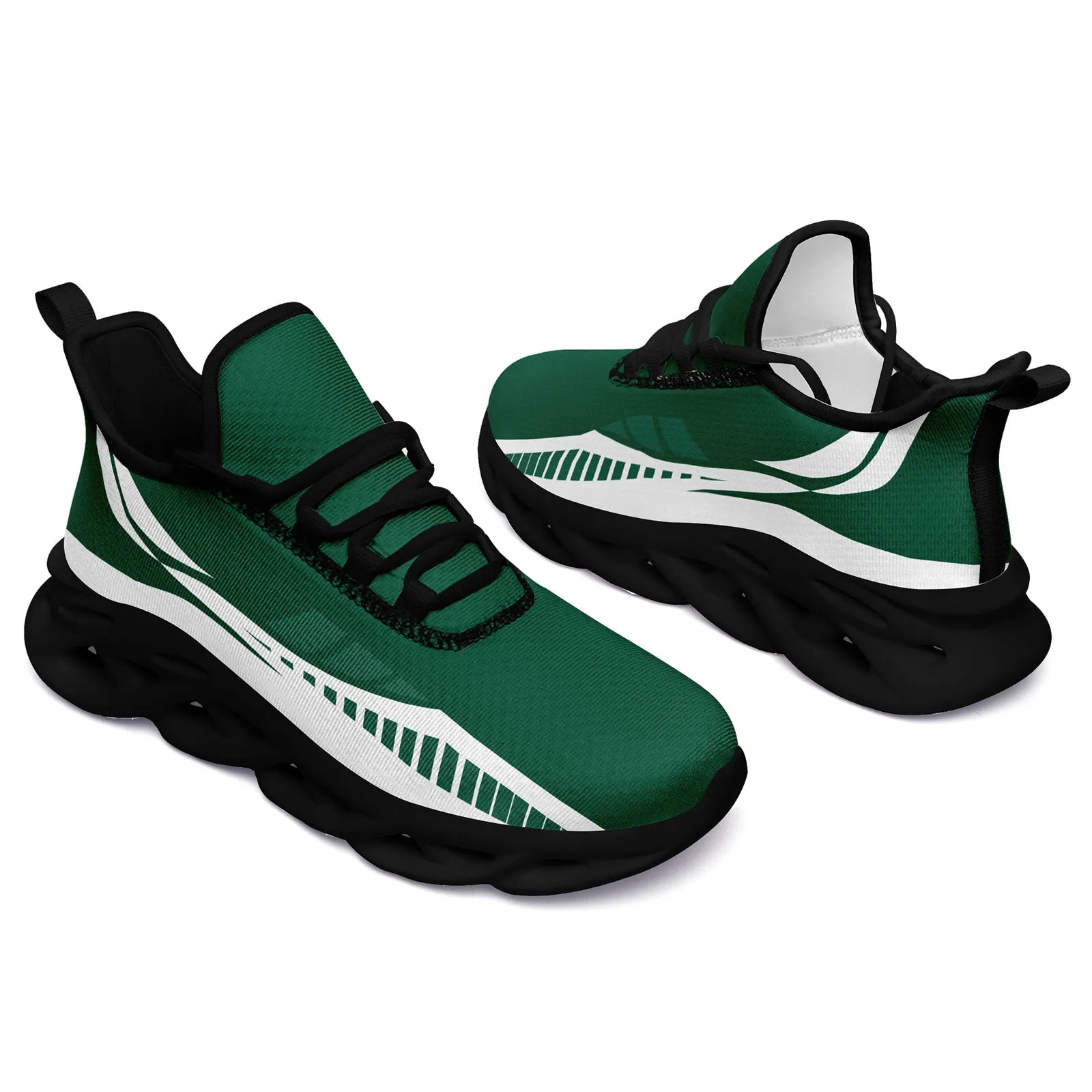 Custom Green White New York Maxsoul Shoes Personalized Sneaker FN003-D020325-28