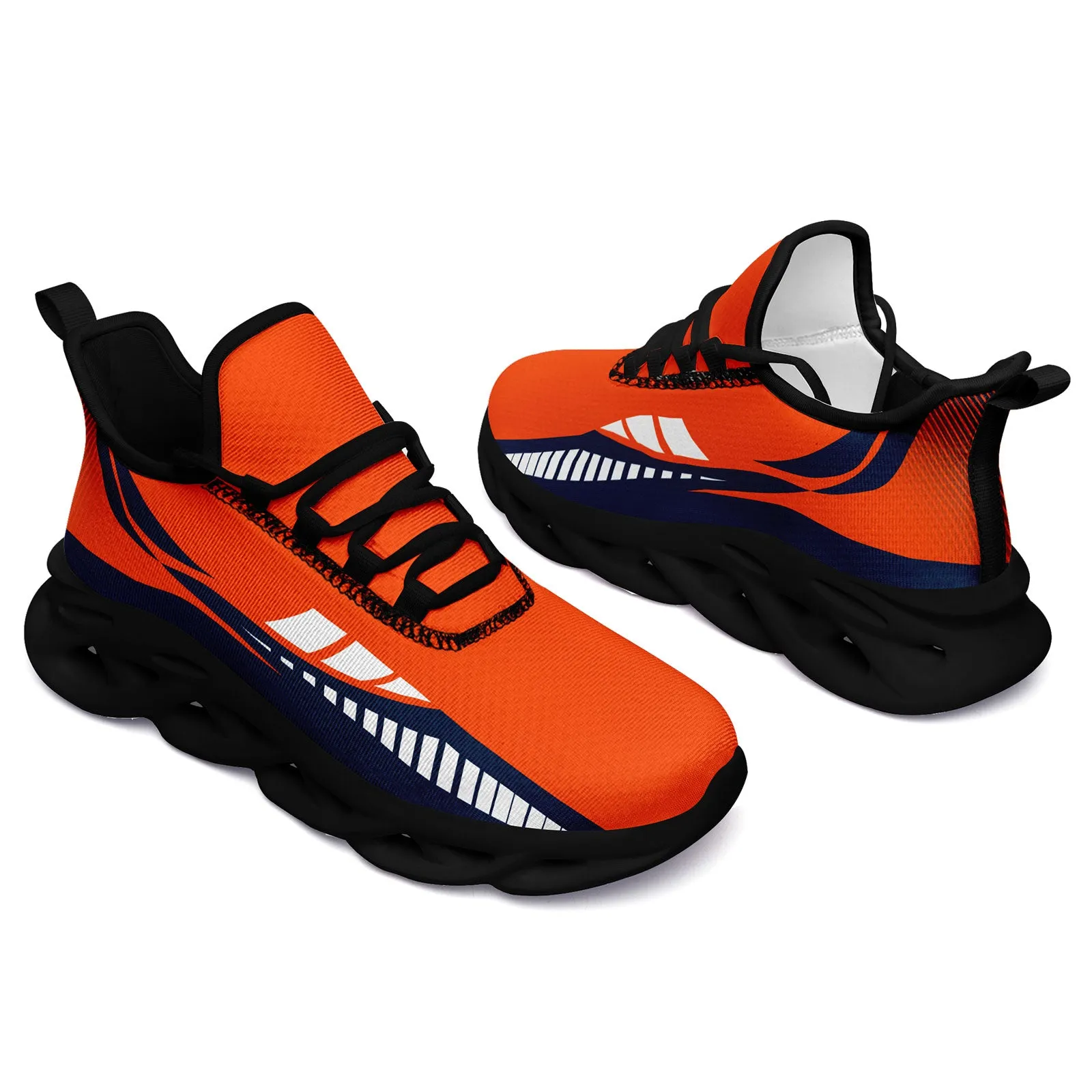 Custom Orange Blue Denver Maxsoul Shoes Personalized Sneaker FN003-D020325-10