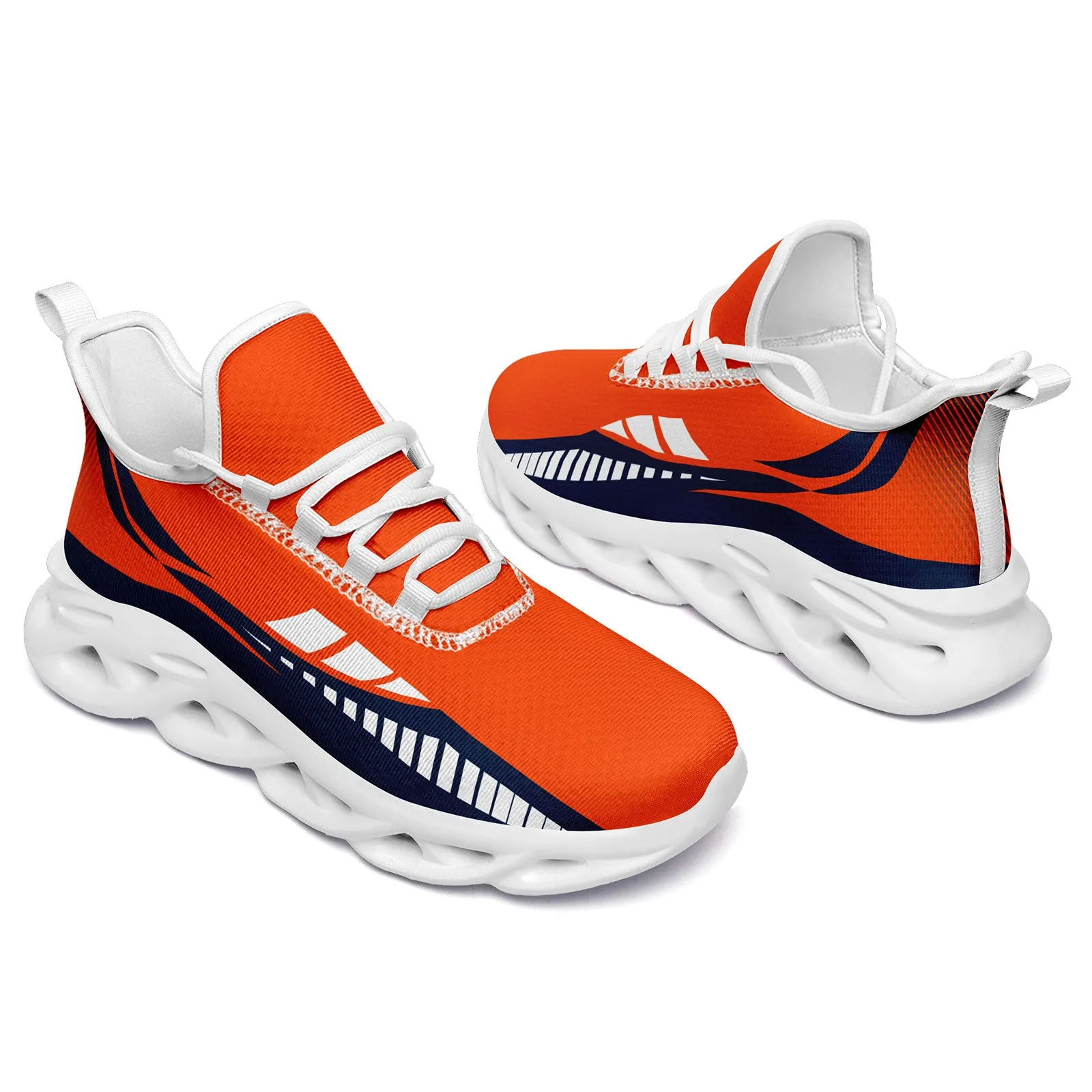 Custom Orange Blue Denver Maxsoul Shoes Personalized Sneaker FN003-D020325-10