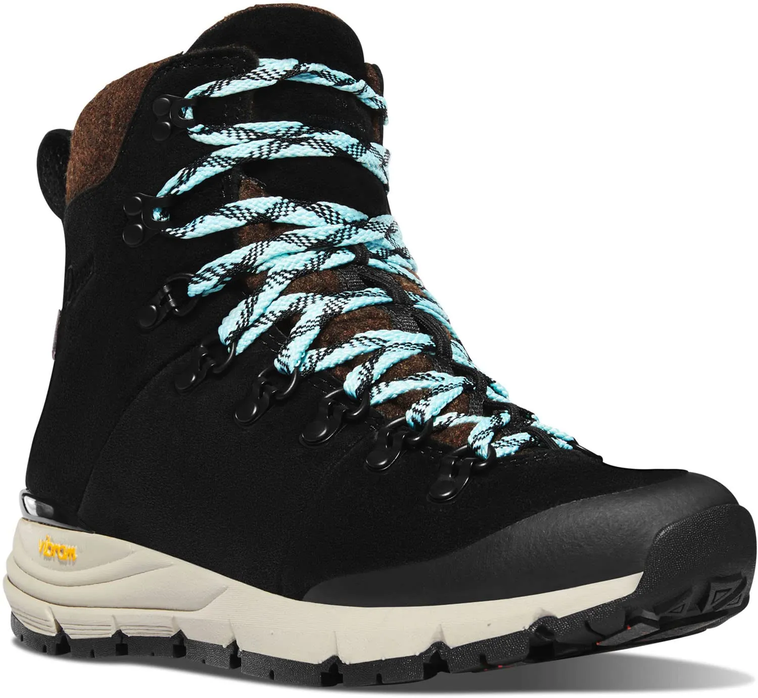 Danner Women's 67340 Arctic 600 Side-Zip 7" 200G Primaloft Waterproof, Black/Spark Blue