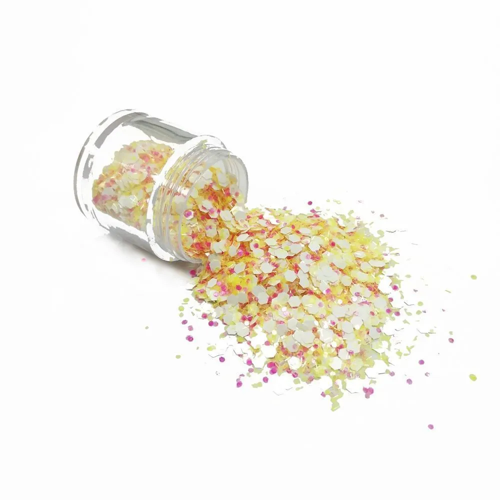 Don't Be Koi Mixed Chunky Glitter, Polyester Glitter for Tumblers Nail Art Bling Shoes - 1oz/30g