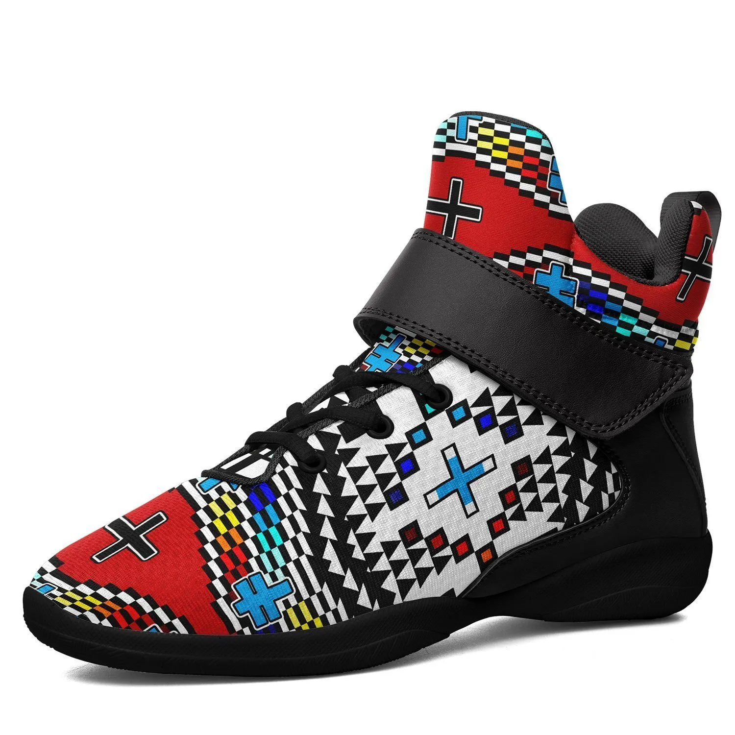 Dragonflies Ipottaa Basketball / Sport High Top Shoes - Black Sole