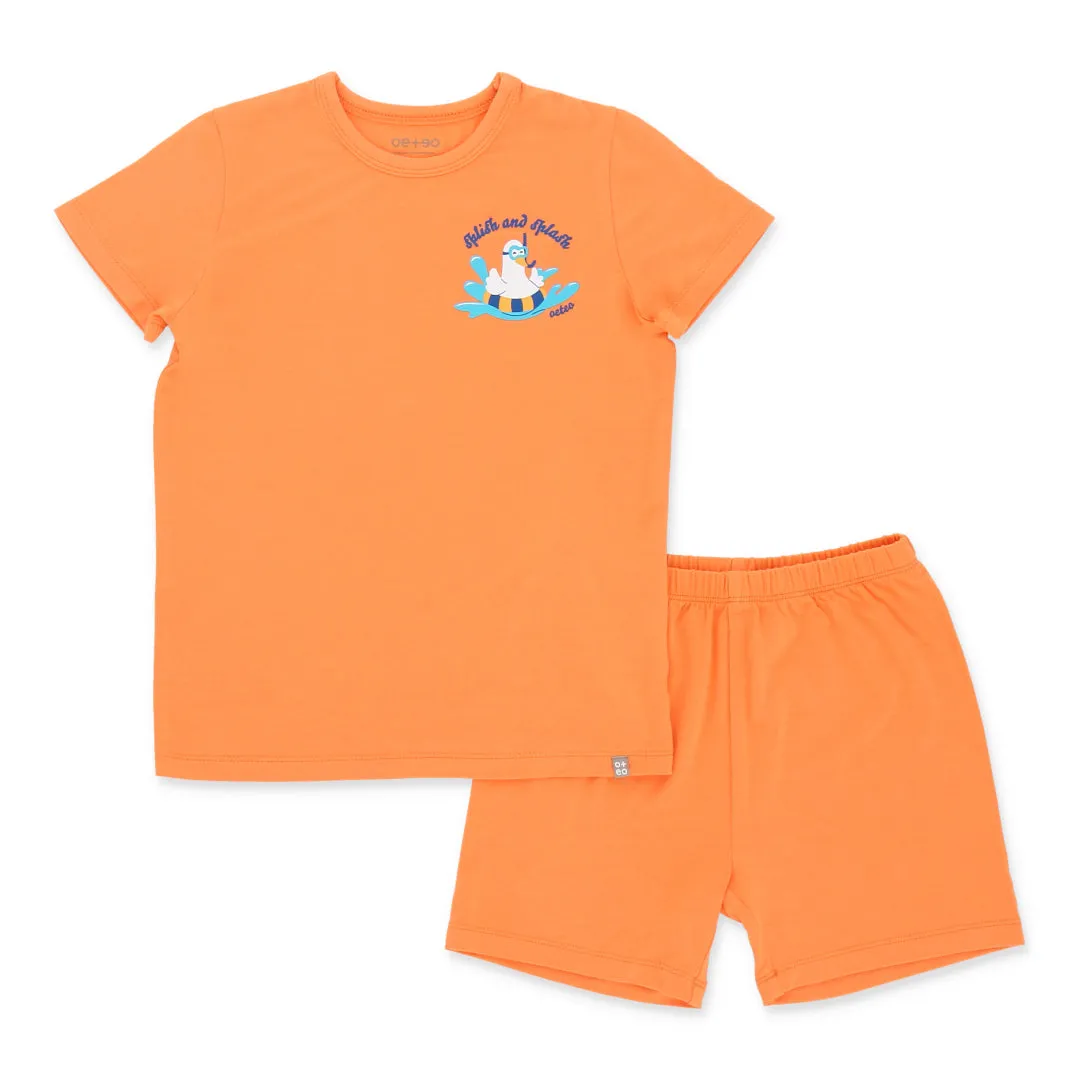 Duckie's Day Off Bamboo Toddler Tee Set (Assorted Colours)