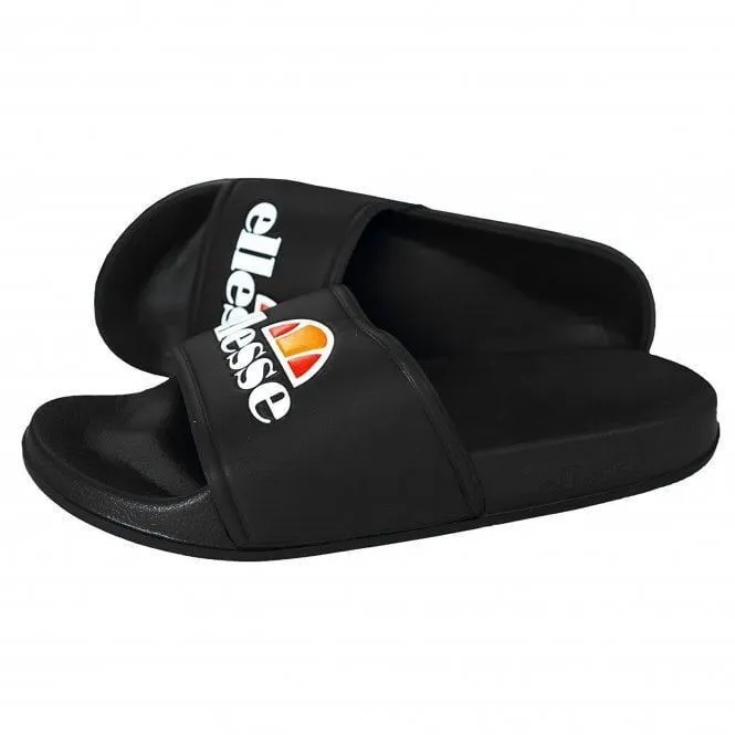 Ellesse Sliders Mens Slip On Black Beach Flip Flops Sandals Holiday Sandals