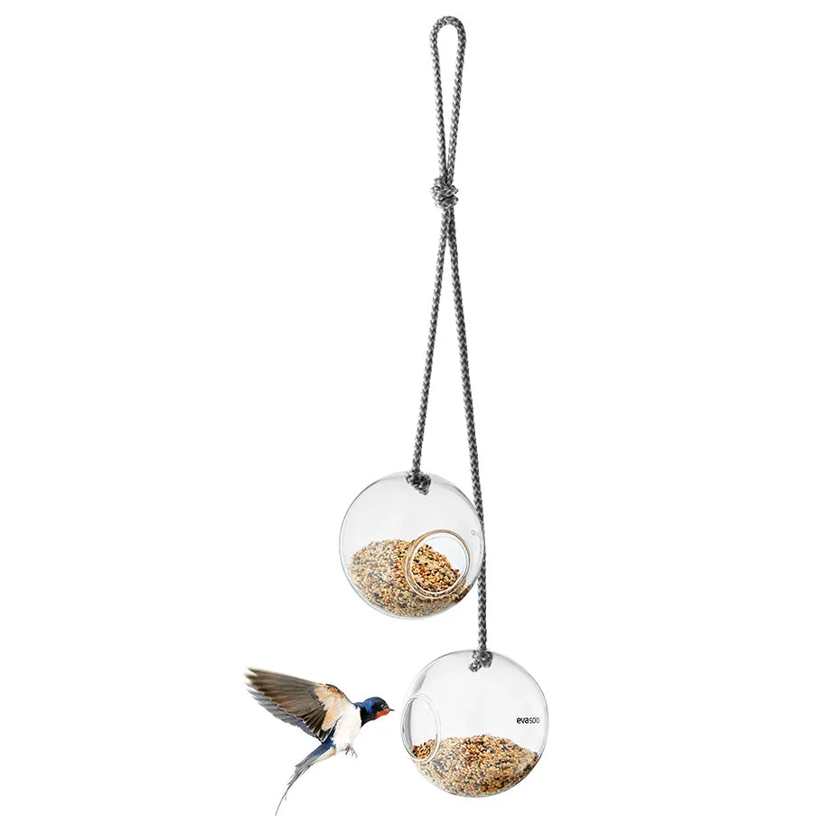 Eva Solo Glass Bird Feeder / Set of 2