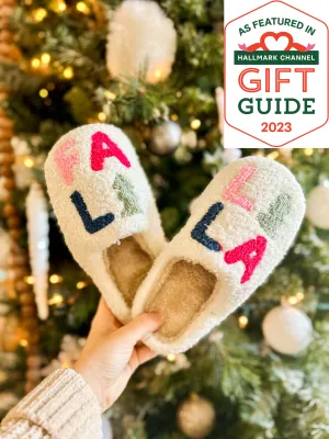 Fa La La Fuzzy Slippers