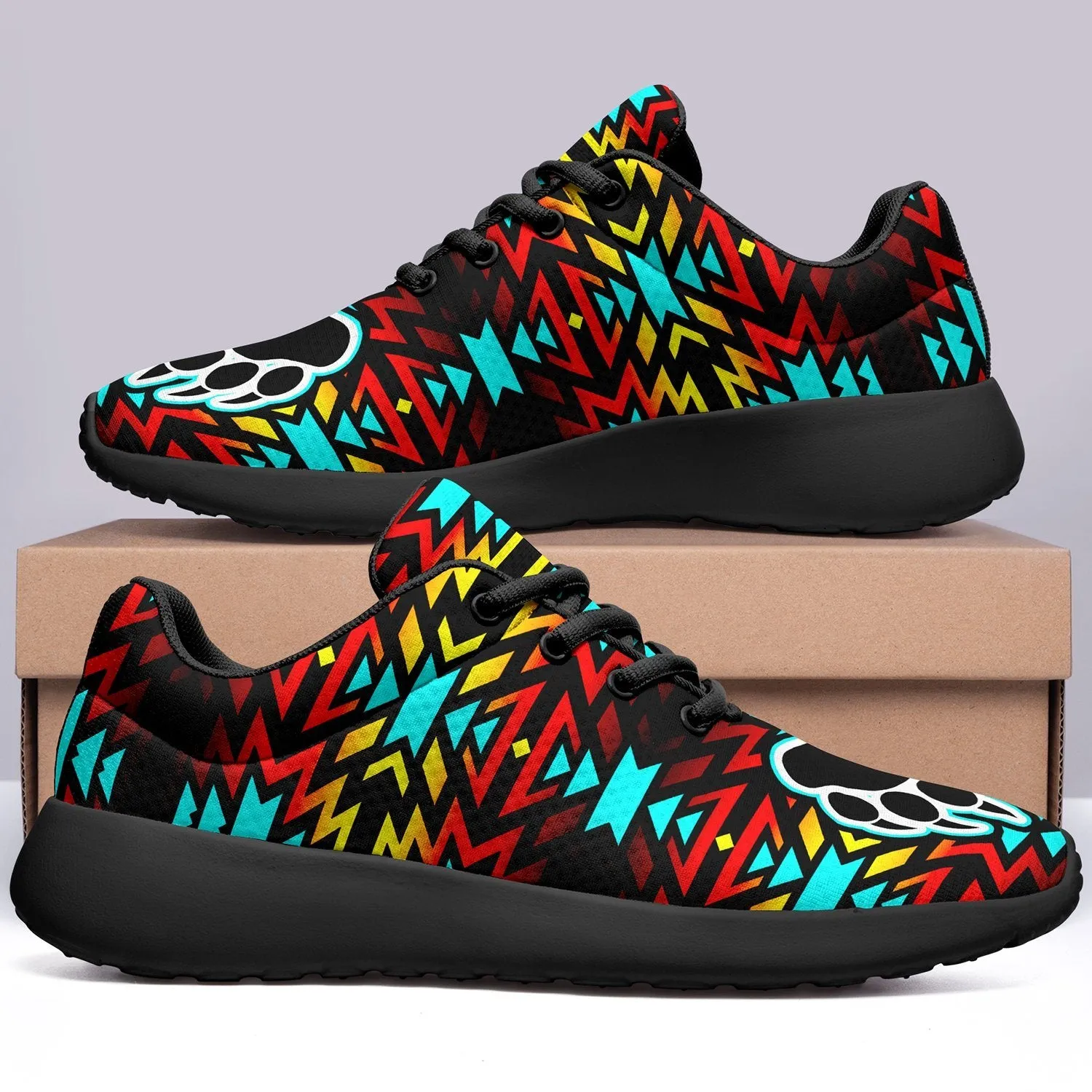 Fire Colors and Turquoise Bearpaw Ikkaayi