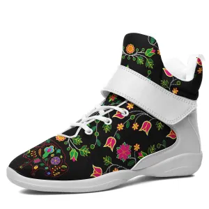 Floral Buffalo Ipottaa Basketball / Sport High Top Shoes - White Sole