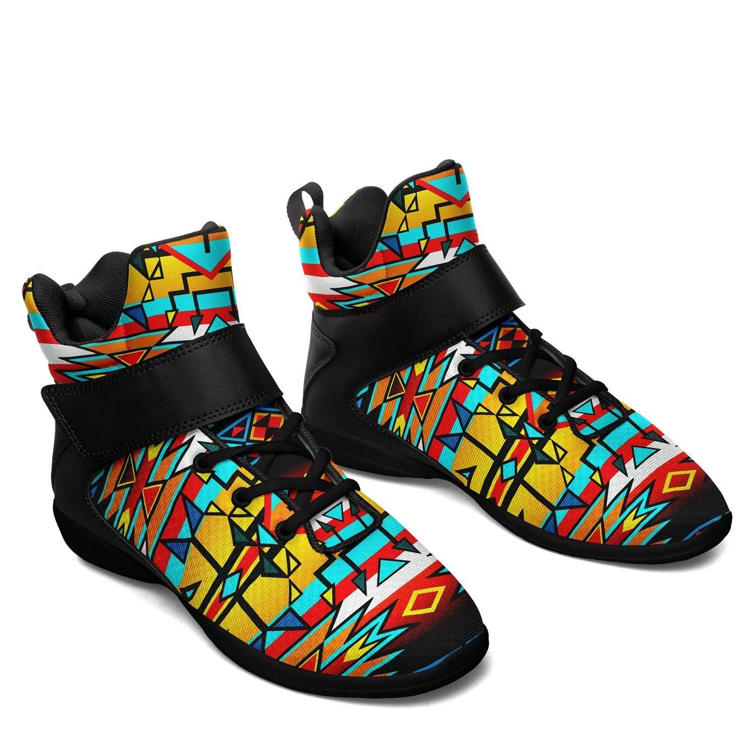 Force of Nature Twister Ipottaa Basketball / Sport High Top Shoes - Black Sole