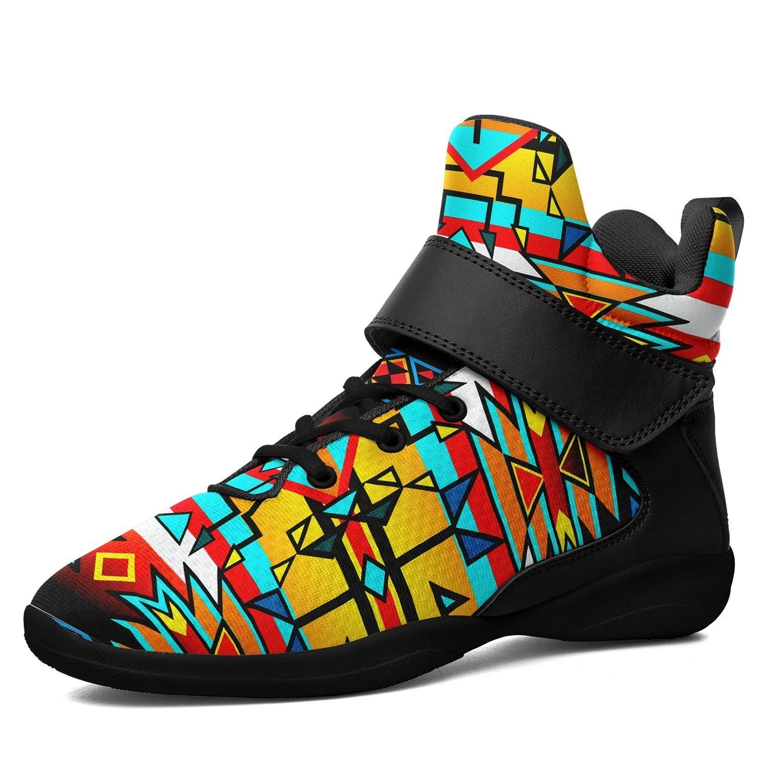 Force of Nature Twister Ipottaa Basketball / Sport High Top Shoes - Black Sole