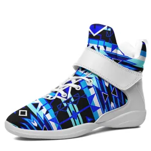 Force of Nature Winter Night Ipottaa Basketball / Sport High Top Shoes - White Sole