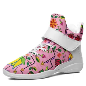 Geometric Floral Summer Sunset Kid's Ipottaa Basketball / Sport High Top Shoes