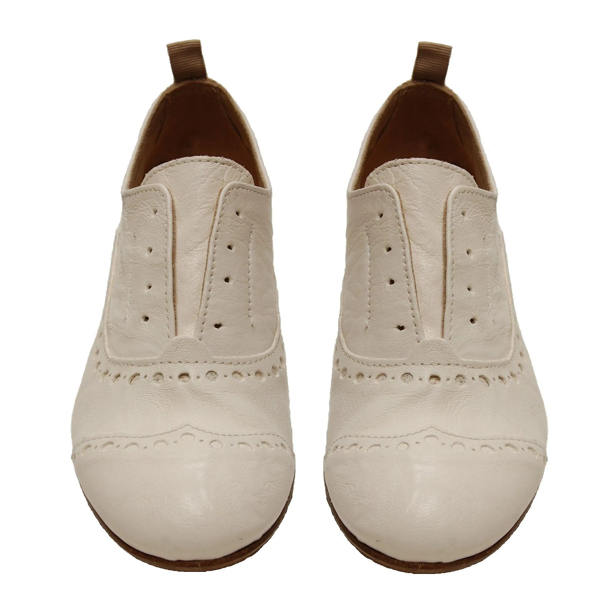 GIUSY 070 - Texas Leather SHOES OPTIC WHITE