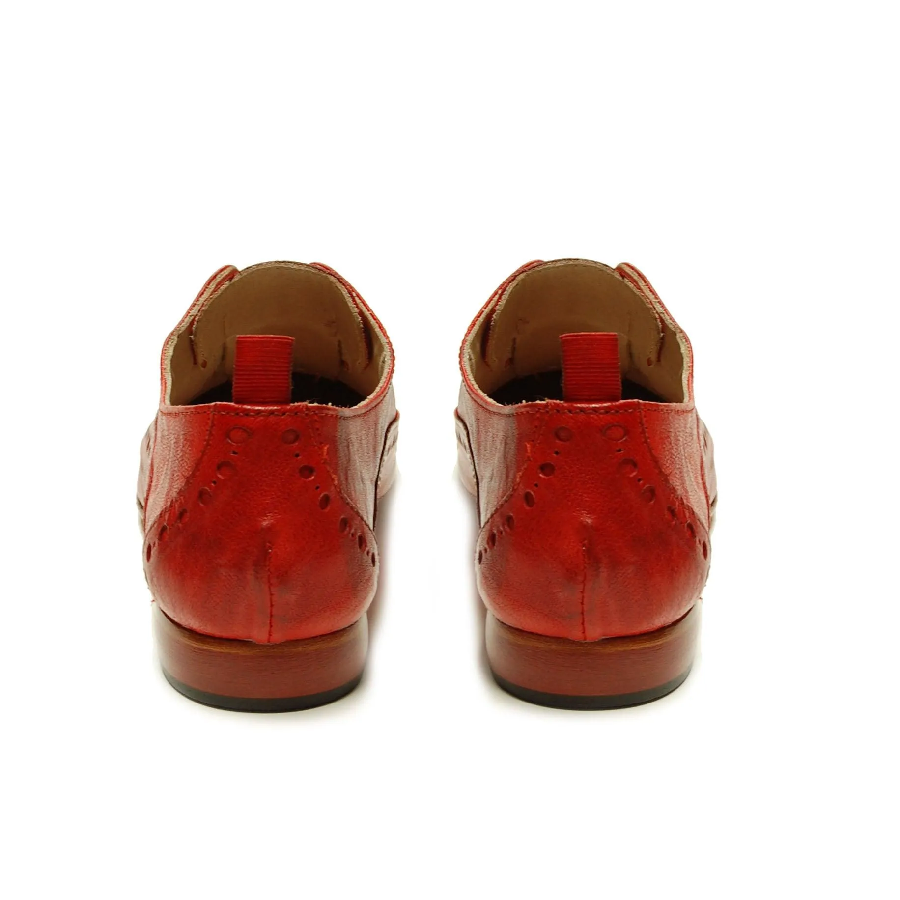 GIUSY 070 - Texas Leather SHOES RED CURRANT