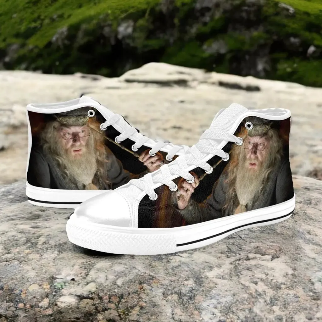 Harry Potter Albus Dumbledore Shoes High Top Sneakers for Kids and Adults