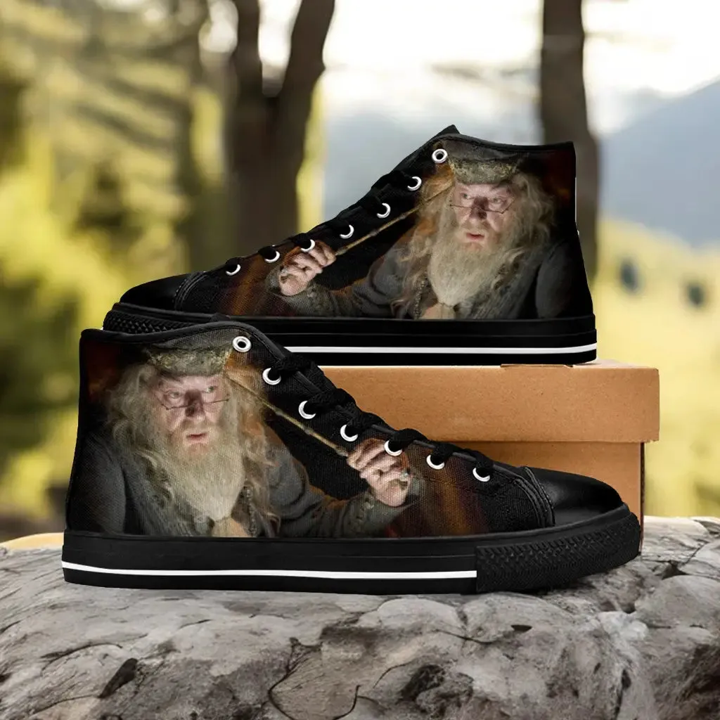 Harry Potter Albus Dumbledore Shoes High Top Sneakers for Kids and Adults