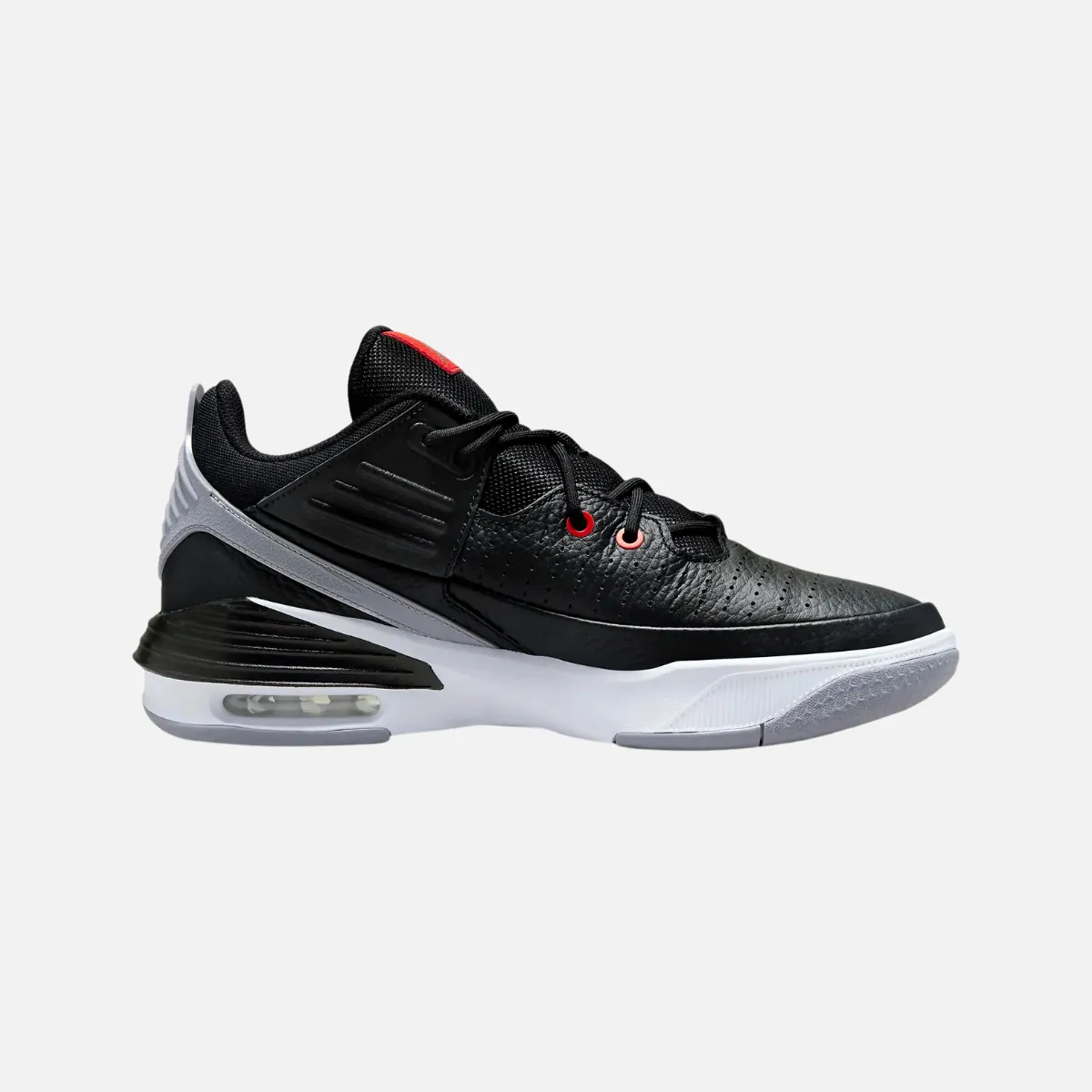 Jordan Max Aura 5 Men's Shoes -Black/White/Cement Grey/University Red