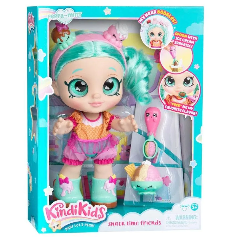 Kindi Kids S1 Toddler Doll Single Pack - Snack Time Friends Peppermint for Girls 3 