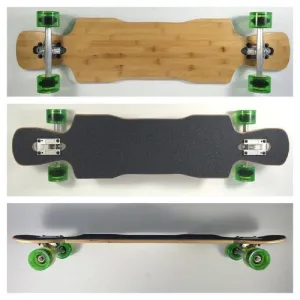 Kray Bamboo Drop Through Double Kick  38" Longboard