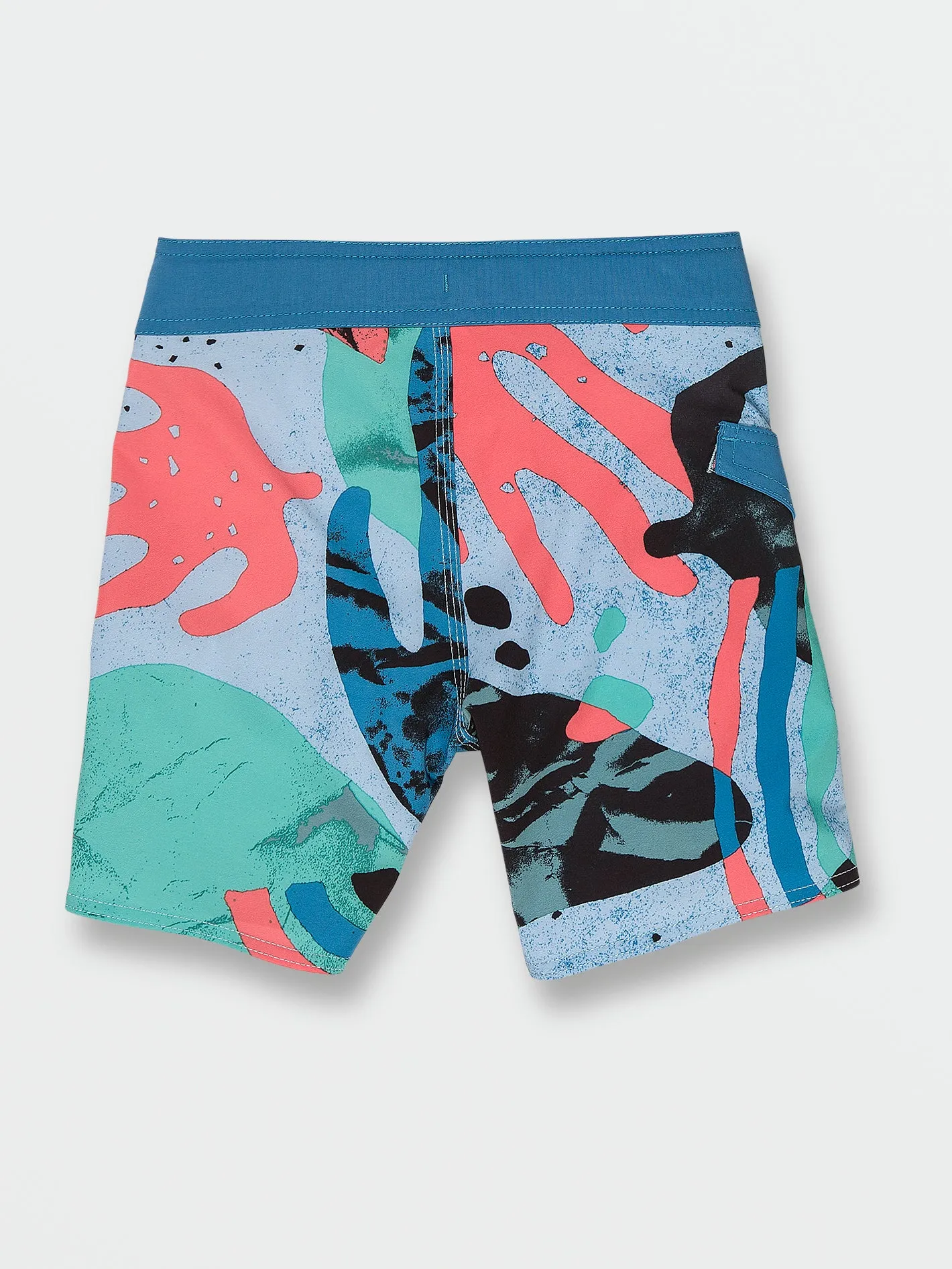 Little Boys Knife Aquatic Mod-Tech Trunks - Washed Blue