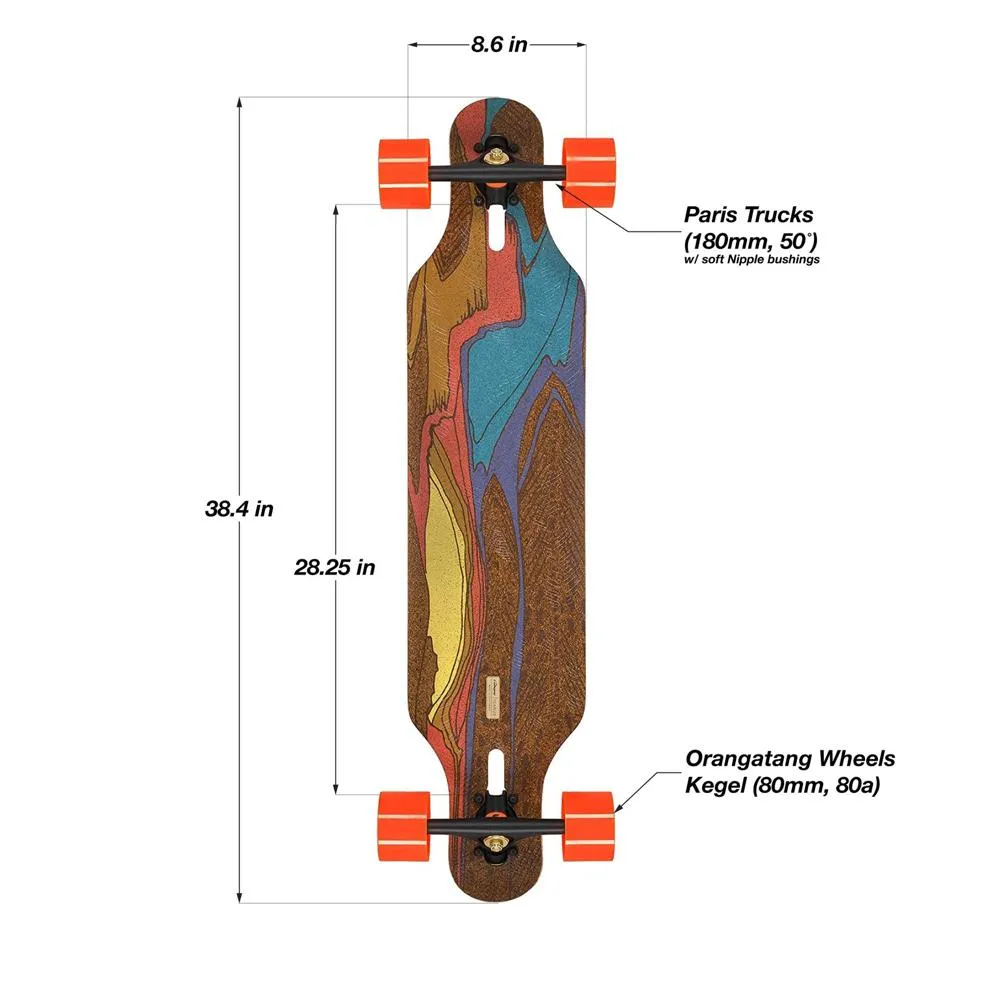 Loaded Boards Icarus (Flex 1) 38" Drop Through Longboard