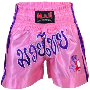 MAR-091G | Pink Kickboxing & Thai Boxing Shorts