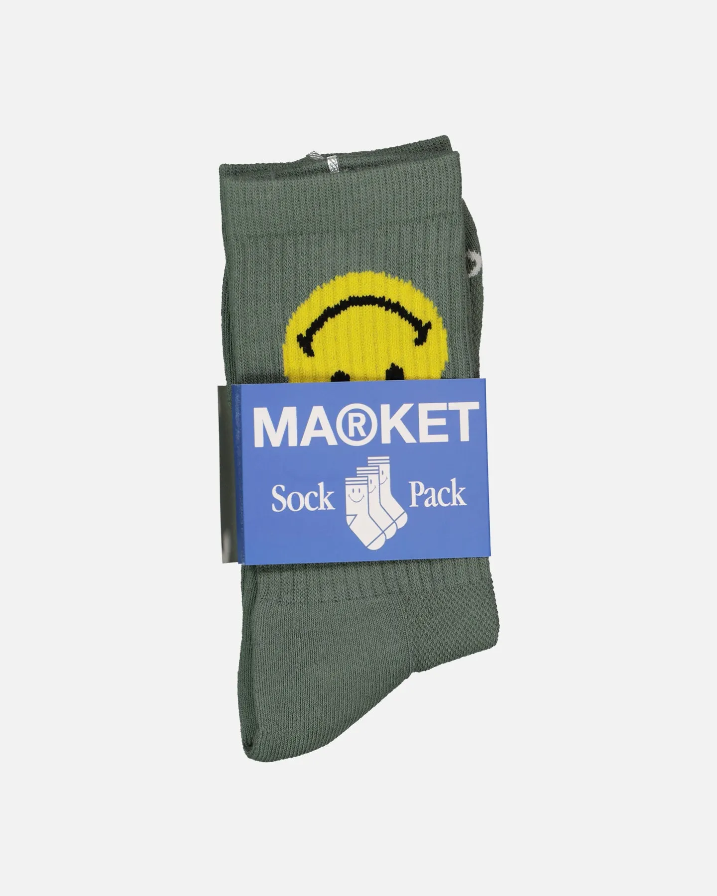 MARKET X SMILEY® Upside Down Socks Sage