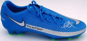 Mason Mount Autographed Blue Nike Phantom Cleat Shoe Chelsea F.C. Size 10.5 Beckett BAS #K06436