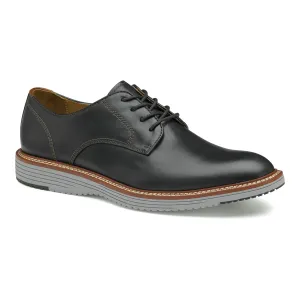 Men's Johnston & Murphy Upton Plain Toe Color: Black Full Grain