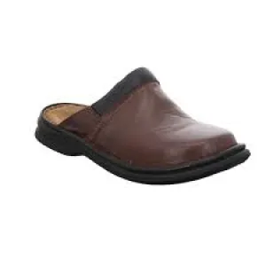 Mens Josef Seibel "Max" Clog 10663-37-300 Brandy Leather