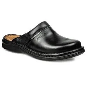 Mens Josef Seibel "Max" Clog 10663-37-600 Black Leather