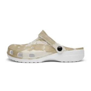 Men's Lightweight Clogs Beige Abstract