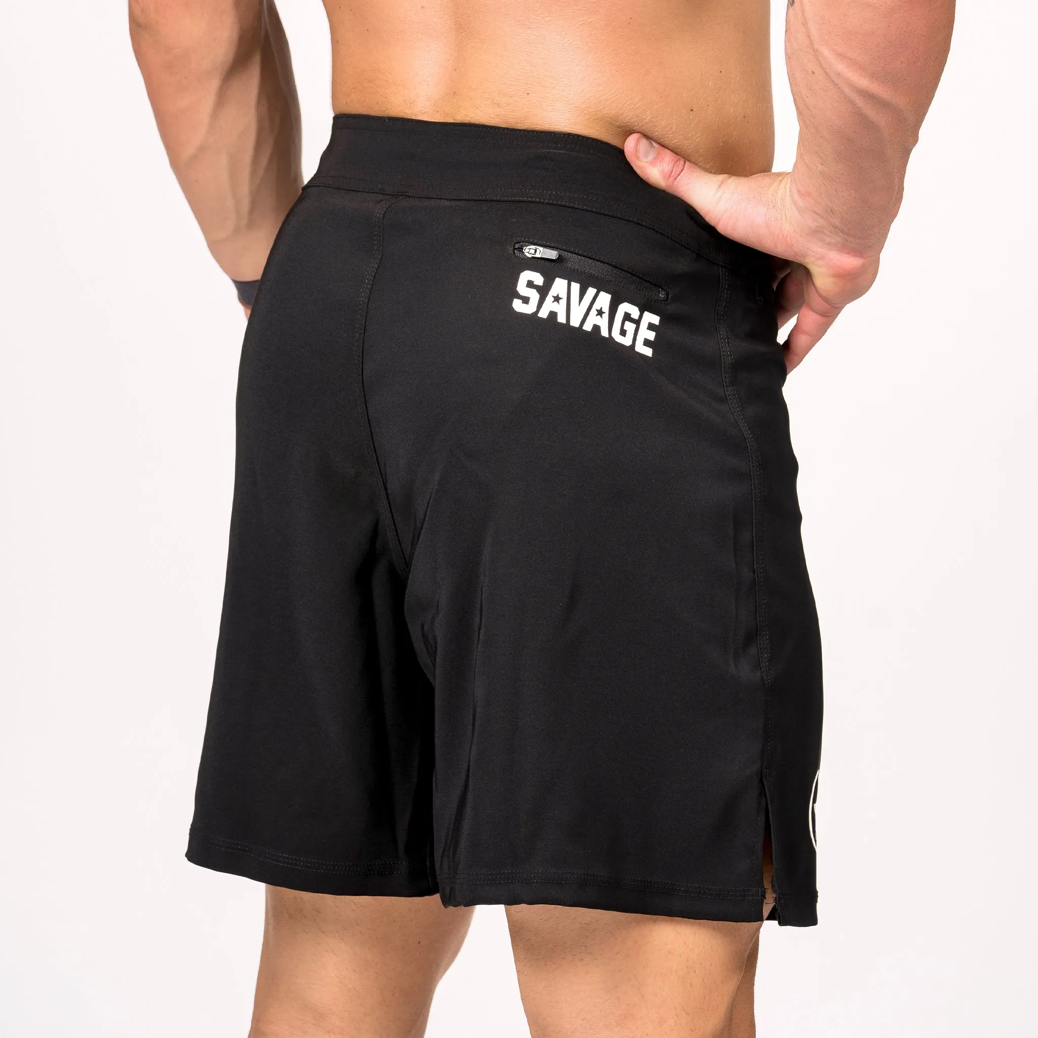 Men's Shorts - Melee Fight Shorts - Black