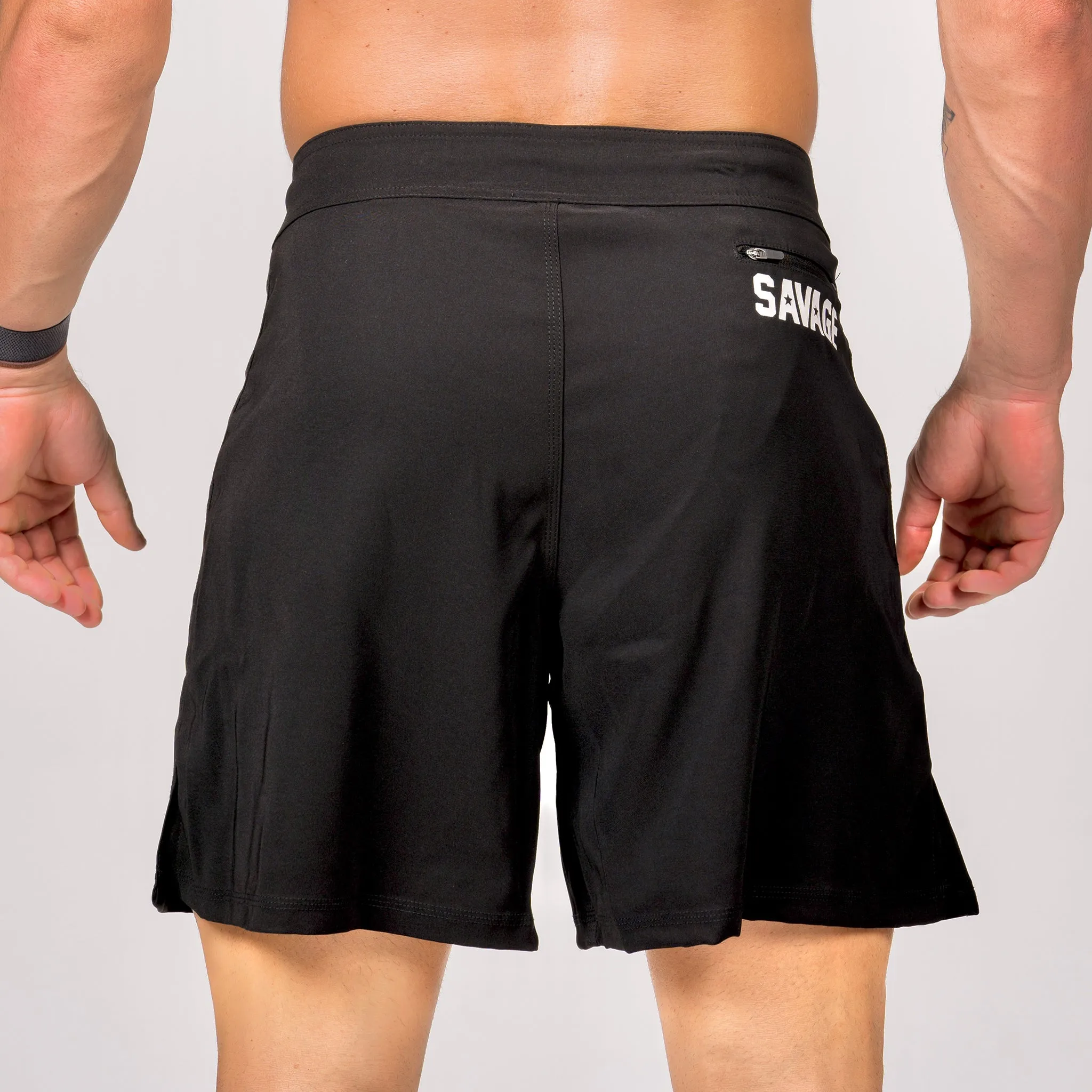 Men's Shorts - Melee Fight Shorts - Black