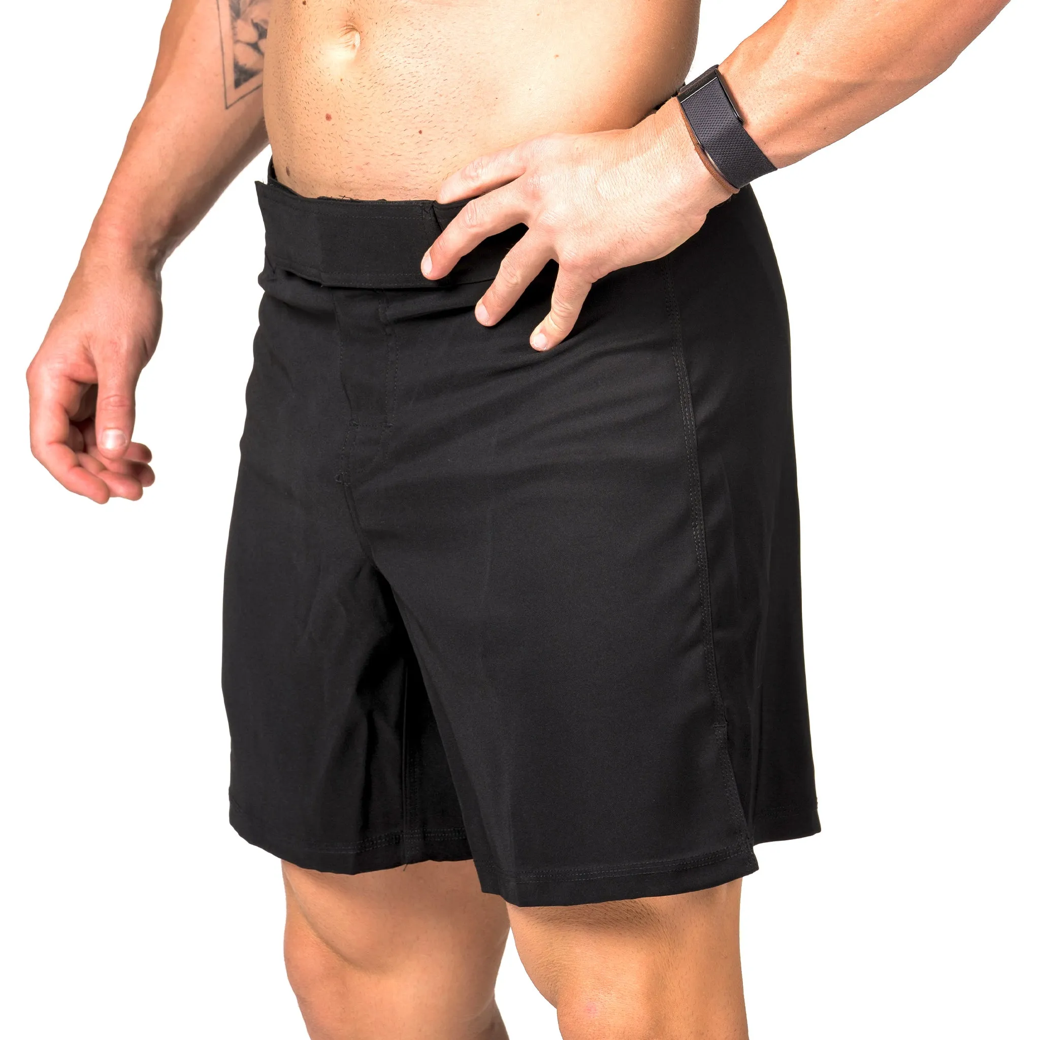 Men's Shorts - Melee Fight Shorts - Black