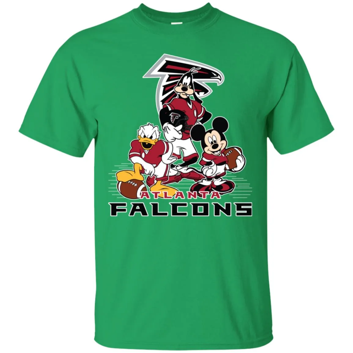 Mickey Mouse Atlanta Falcons American Football Nfl Sports Shirt