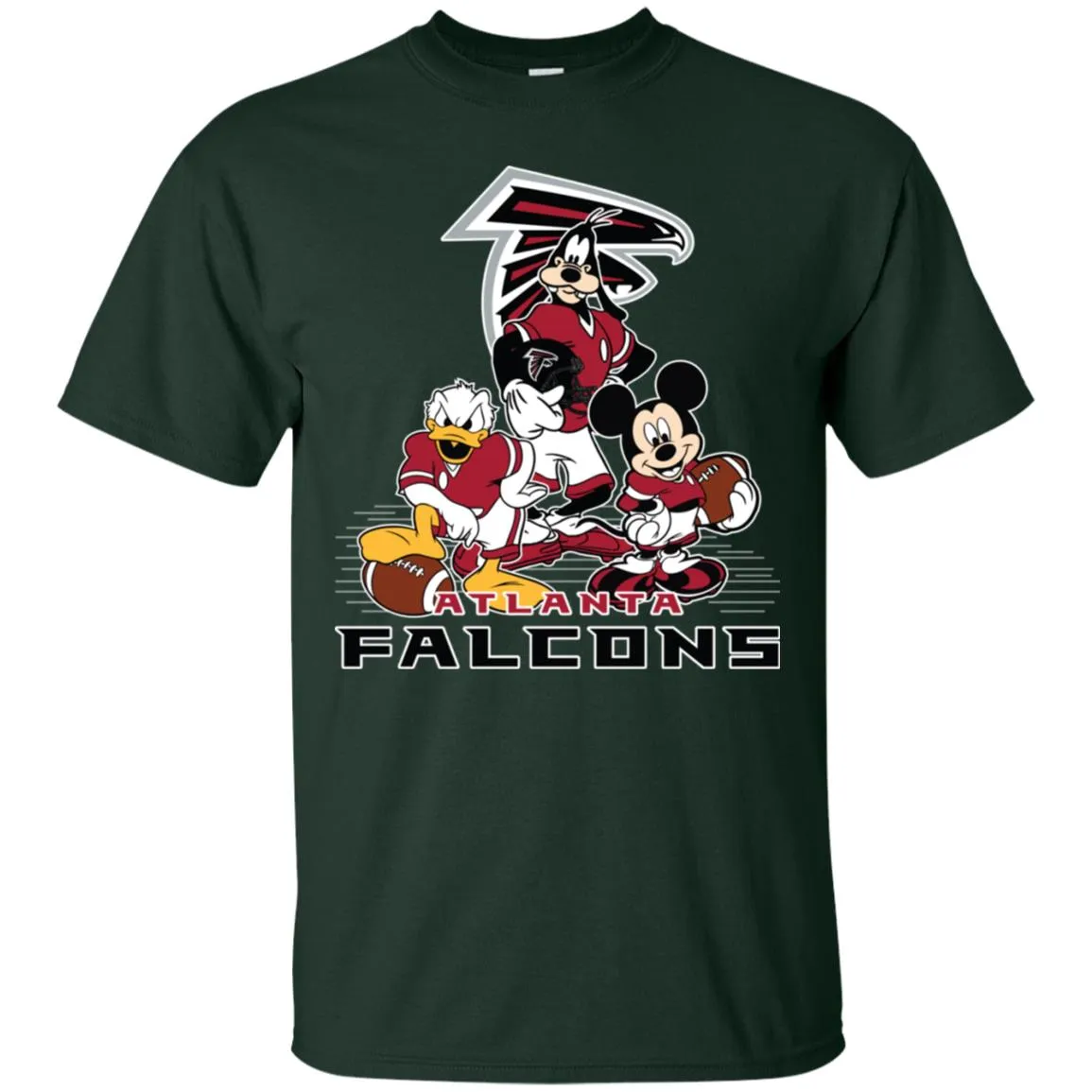 Mickey Mouse Atlanta Falcons American Football Nfl Sports Shirt