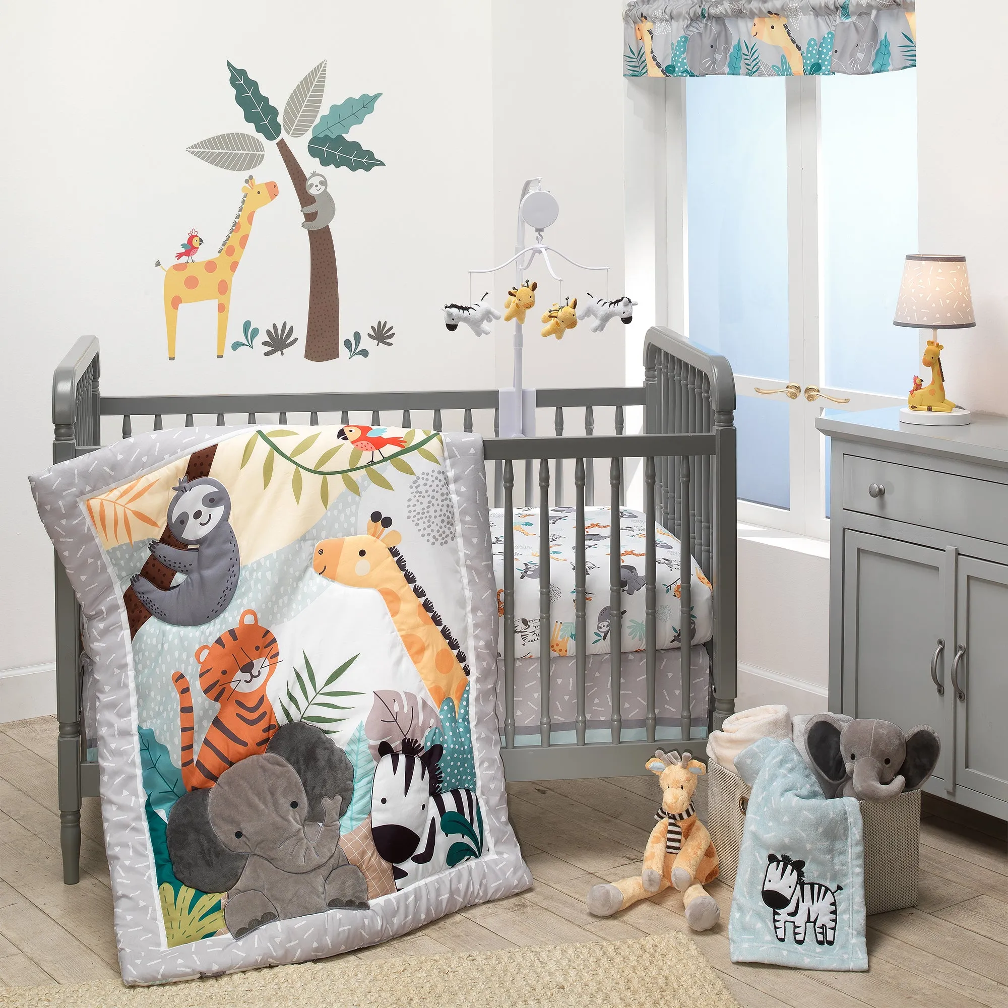 Mighty Jungle Musical Baby Crib Mobile