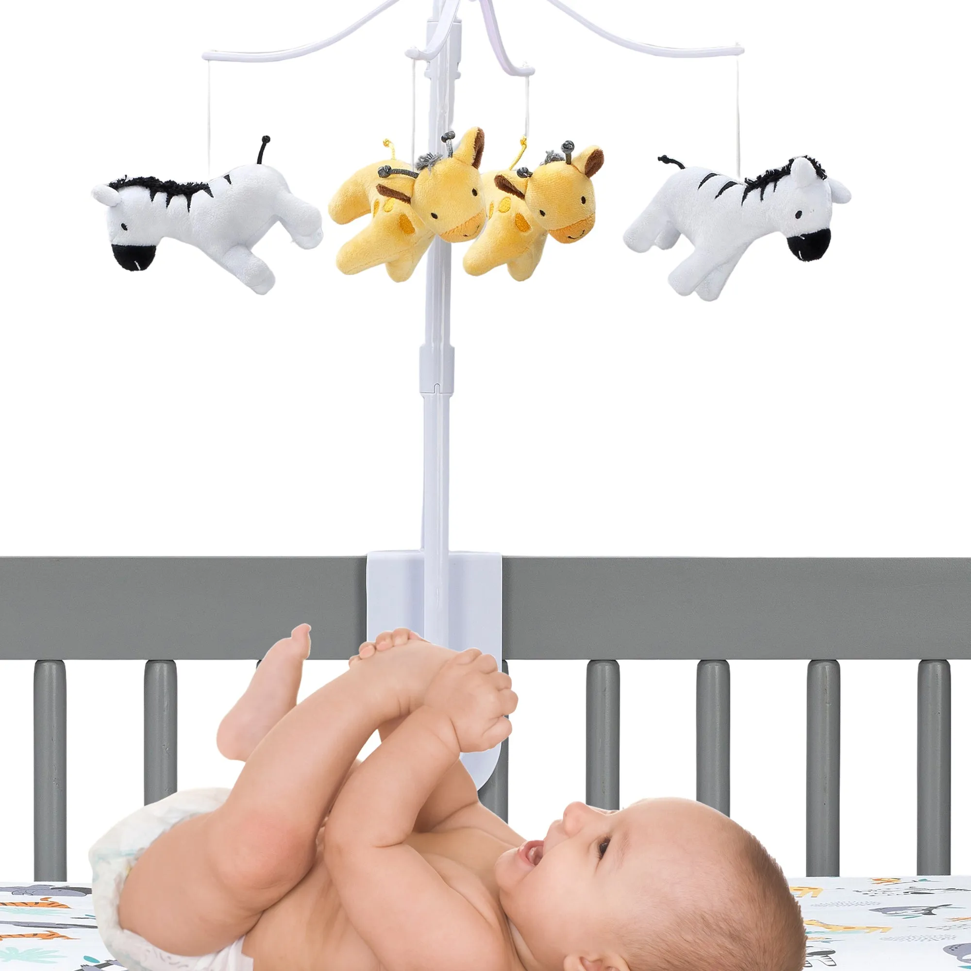 Mighty Jungle Musical Baby Crib Mobile