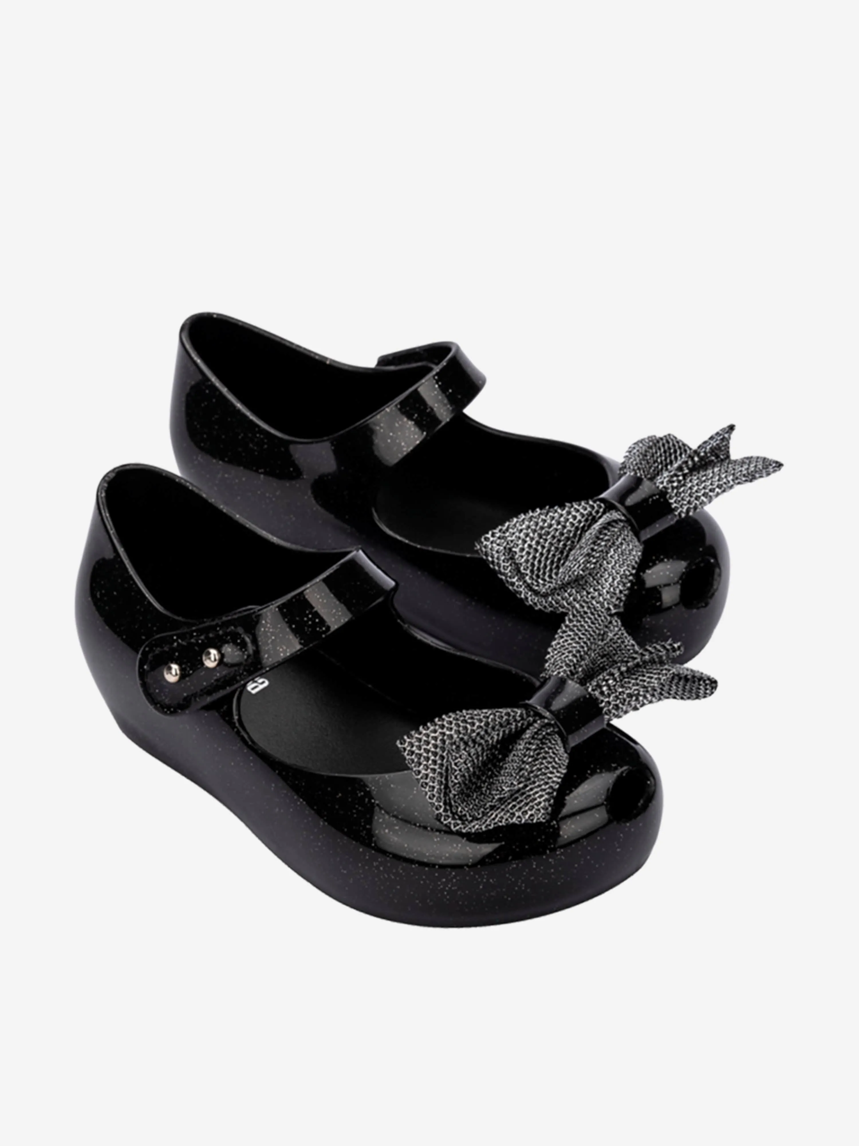 Mini Melissa Girls Ultragirl Sweet XII Shoes in Black