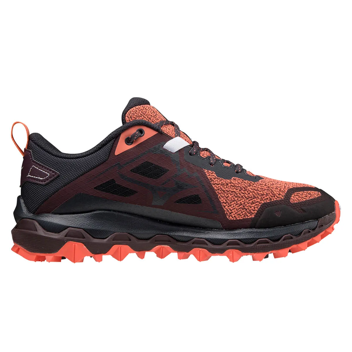 Mizuno Wave Mujin 8 Womens | Lcoral/obsidian/fudge