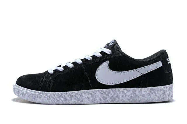 N A M SB Zoom Blazer Low Top Black and White