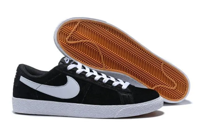 N A M SB Zoom Blazer Low Top Black and White