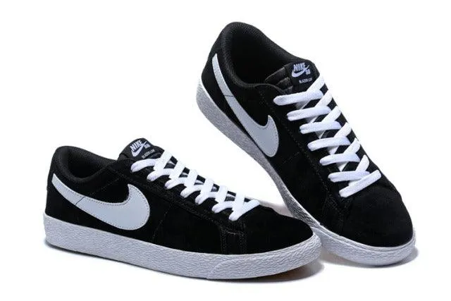 N A M SB Zoom Blazer Low Top Black and White