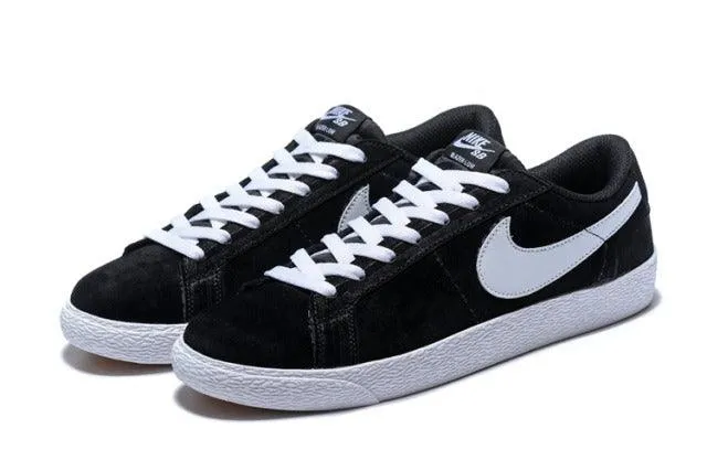 N A M SB Zoom Blazer Low Top Black and White