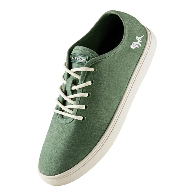 Neeman's Cotton Classic Sneakers | Light Green | Shoes for Men & Women