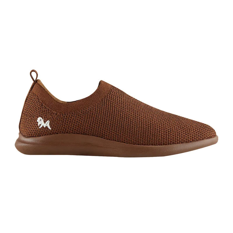 Neeman's ReLive Knit Slip On Sneakers | Copper Brown | Light-Weight & Comfortable