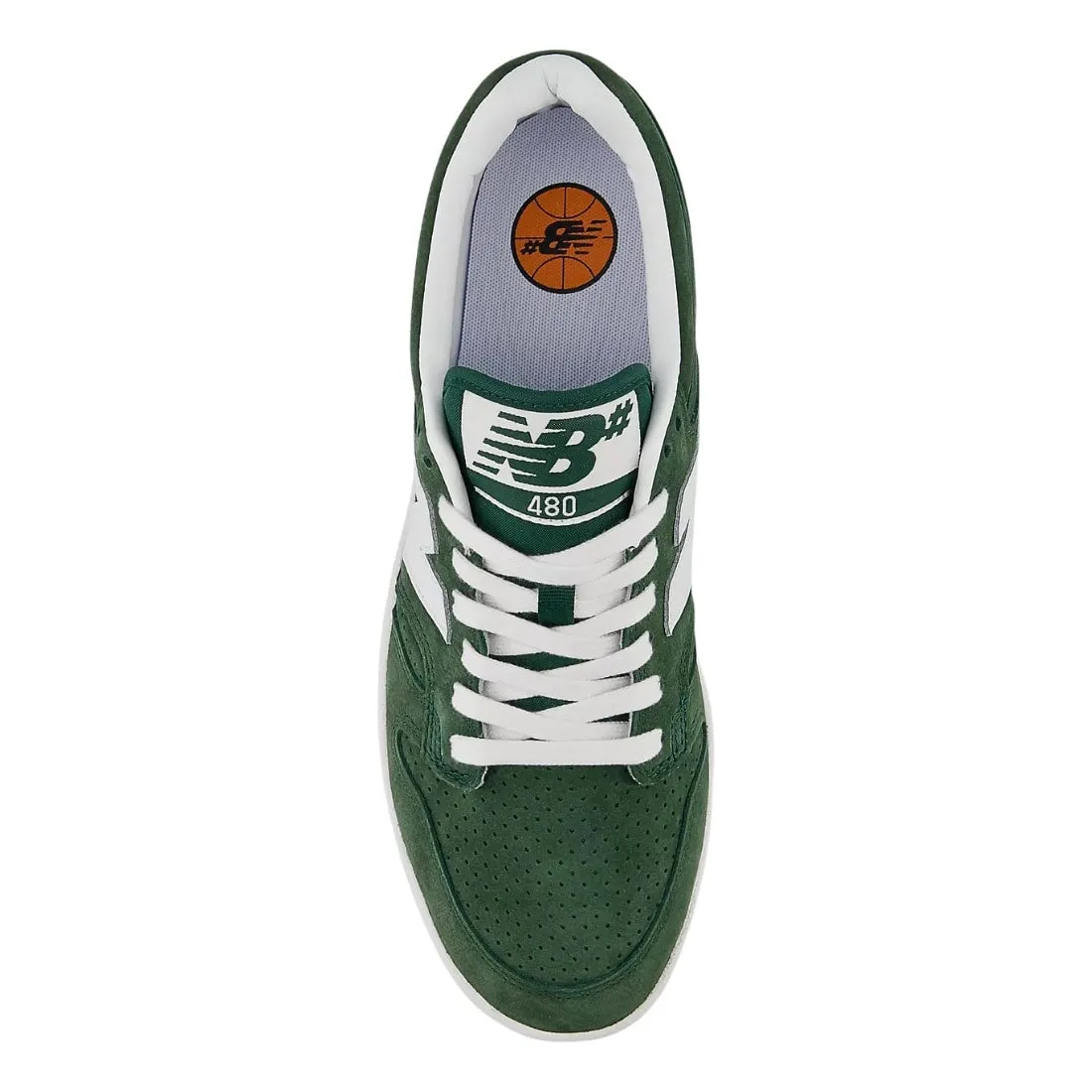 New Balance Numeric NM480 Celtics Skate Shoes - Forest Green/White